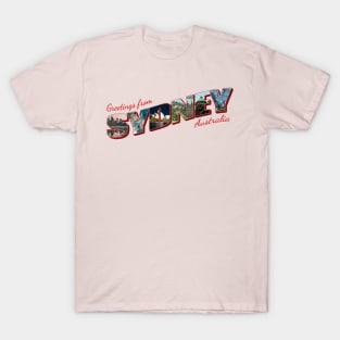 Greetings from Sydney in Australia Vintage style retro souvenir T-Shirt